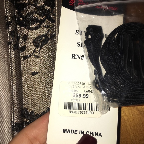 VINTAGE FLORAL CORSET - Picture 4 of 4